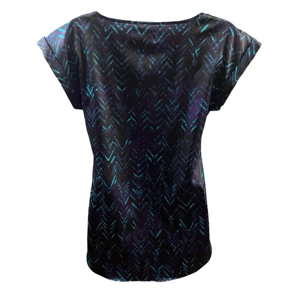 Express Blouse Top‎ XS Multicolor Pullover Cuffed… - image 5